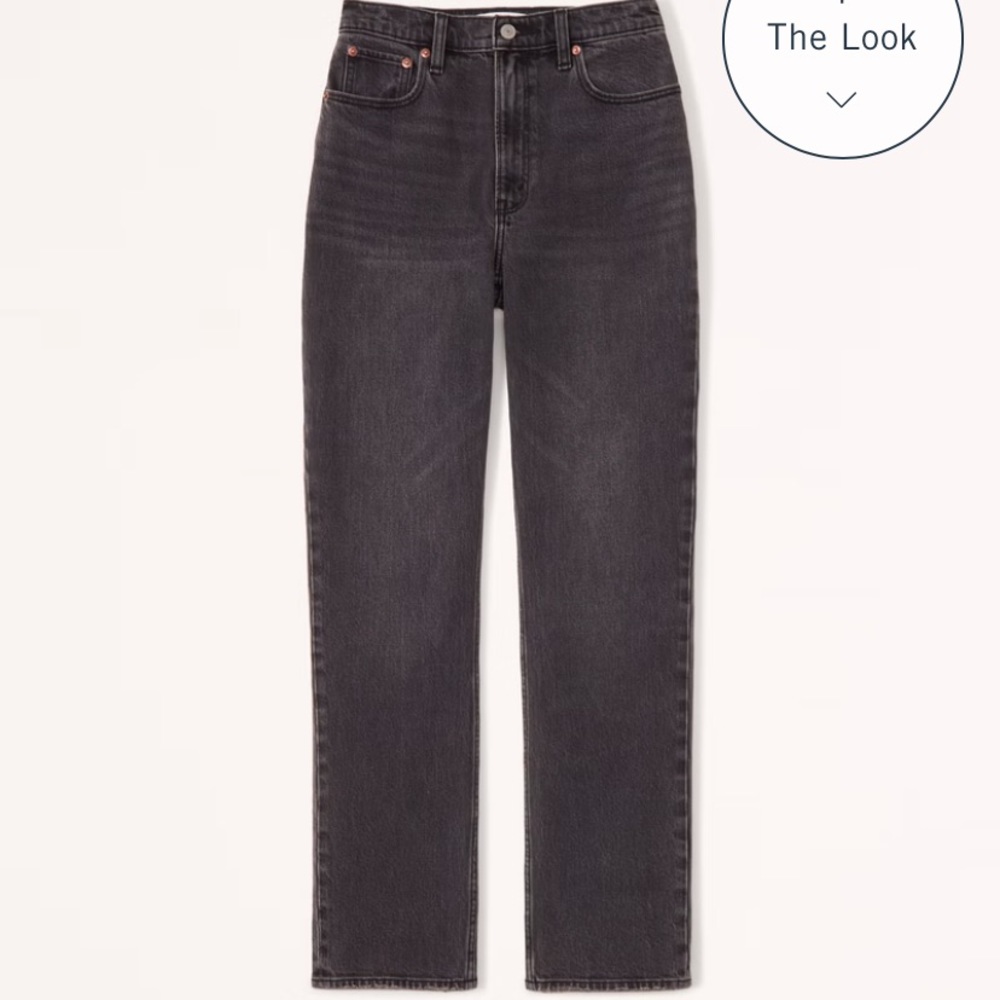 New without tags Abercrombie ultra high rise 90s straight jean
